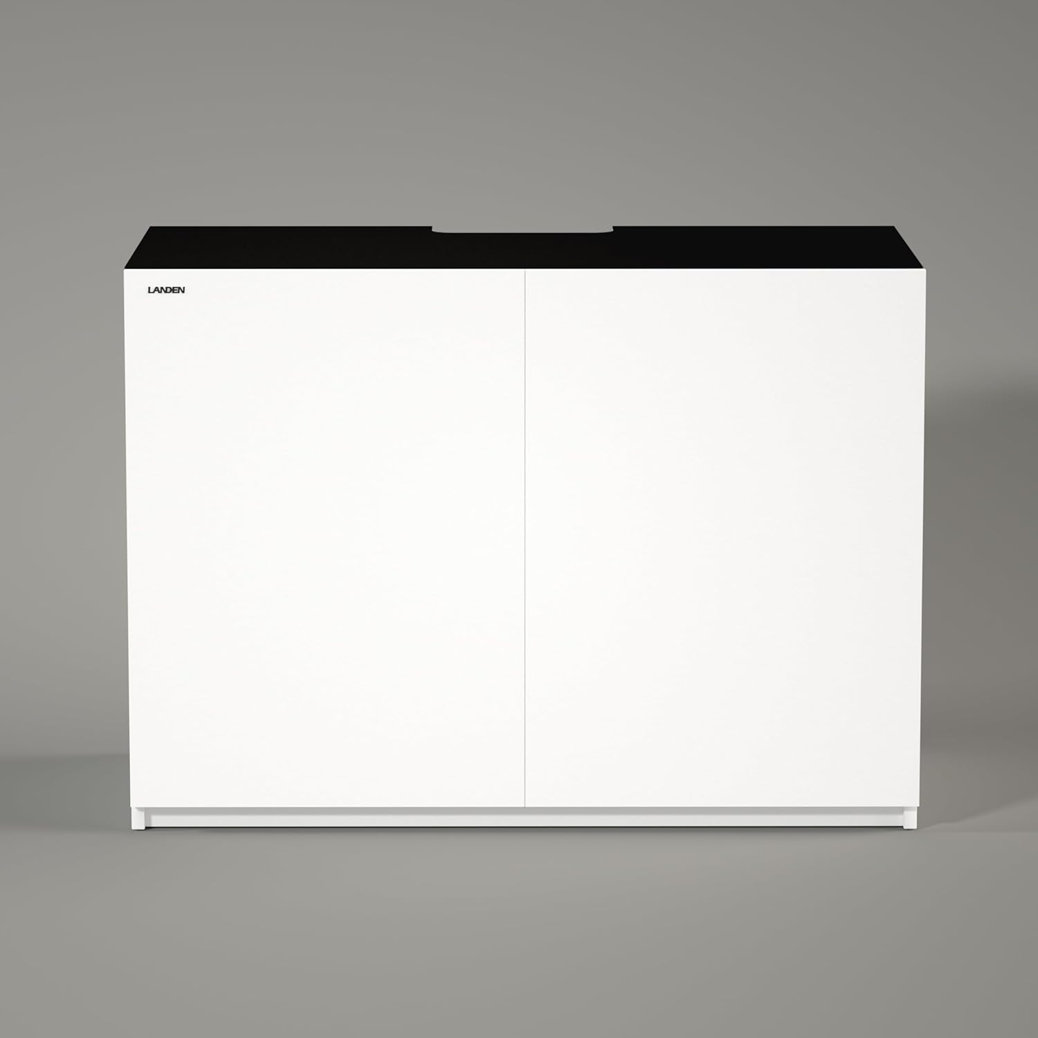 LANDEN Aquarium Wooden Stand and Cabinet for up to 105 Gal Tank, Fish Reptile Sea Salt WaterTank Stand, Nano Foam Leveling Mat Included, W47.2xD23.6xH31.5 in, Wooden Matte White Painted(Stand Only)