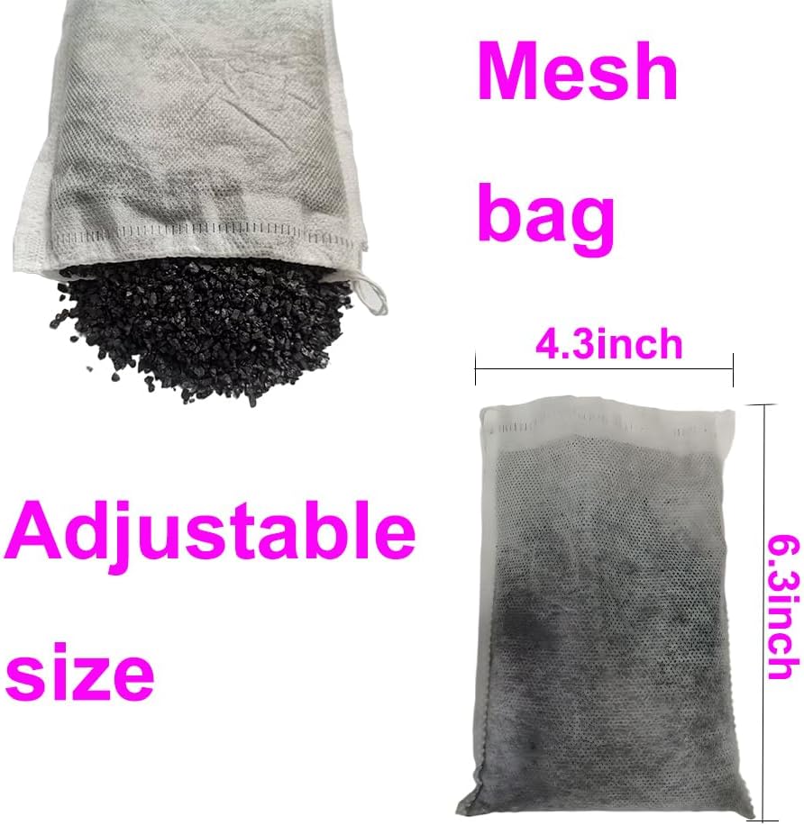 Aqarium Filter Activated Charcoal Aquarium Filter Media Activated Carbon Pellets for Turtle Tank and Fish Tank - Activated Charcoal Compatible with Tetra Whisper Filter Water Tanks