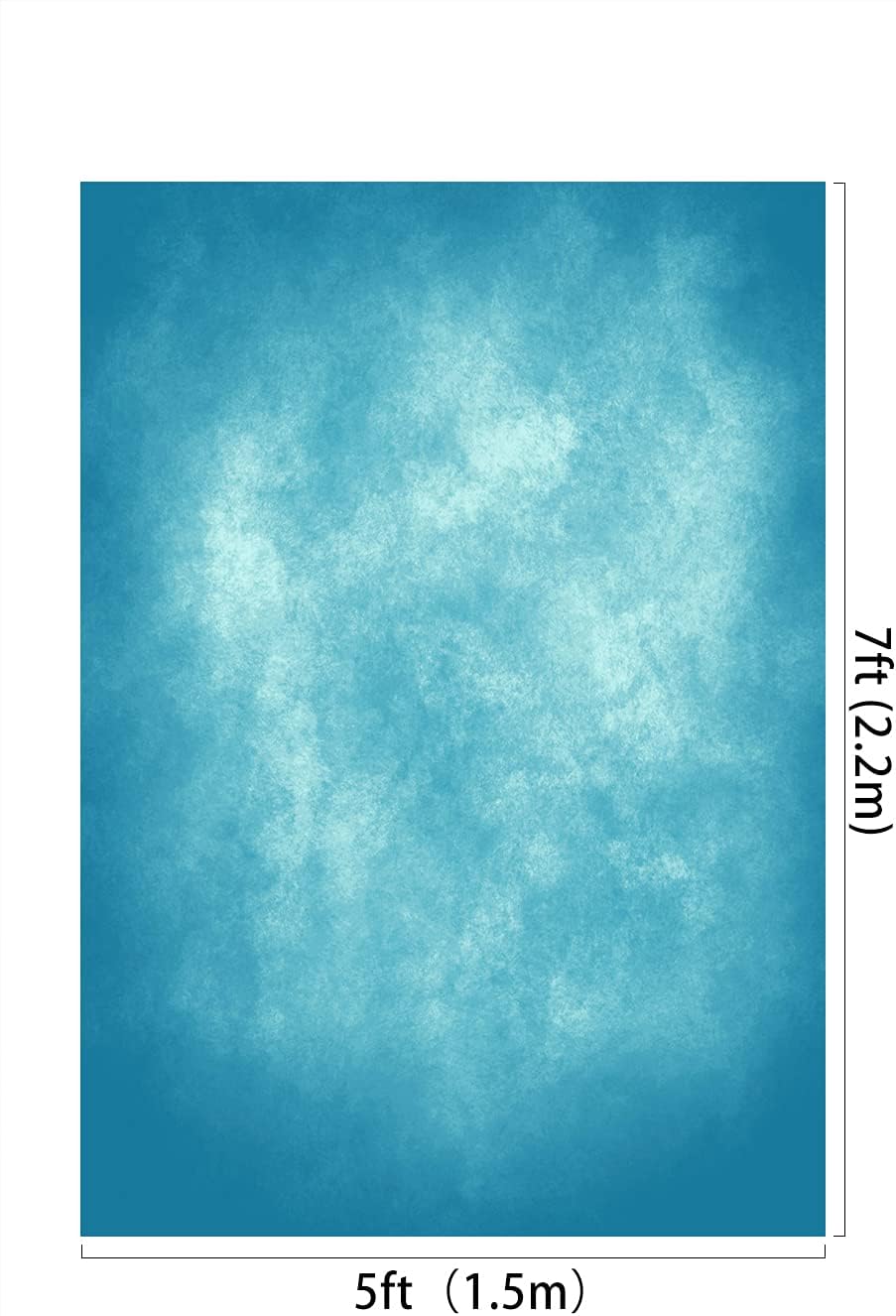 Kate 1.5x2.2m Blue Portrait Backdrops Abstract Blue Photography Backgrounds Vintage Backdrops