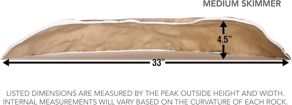 Outdoor Essentials Faux Skimmer Rock, Tan, Medium