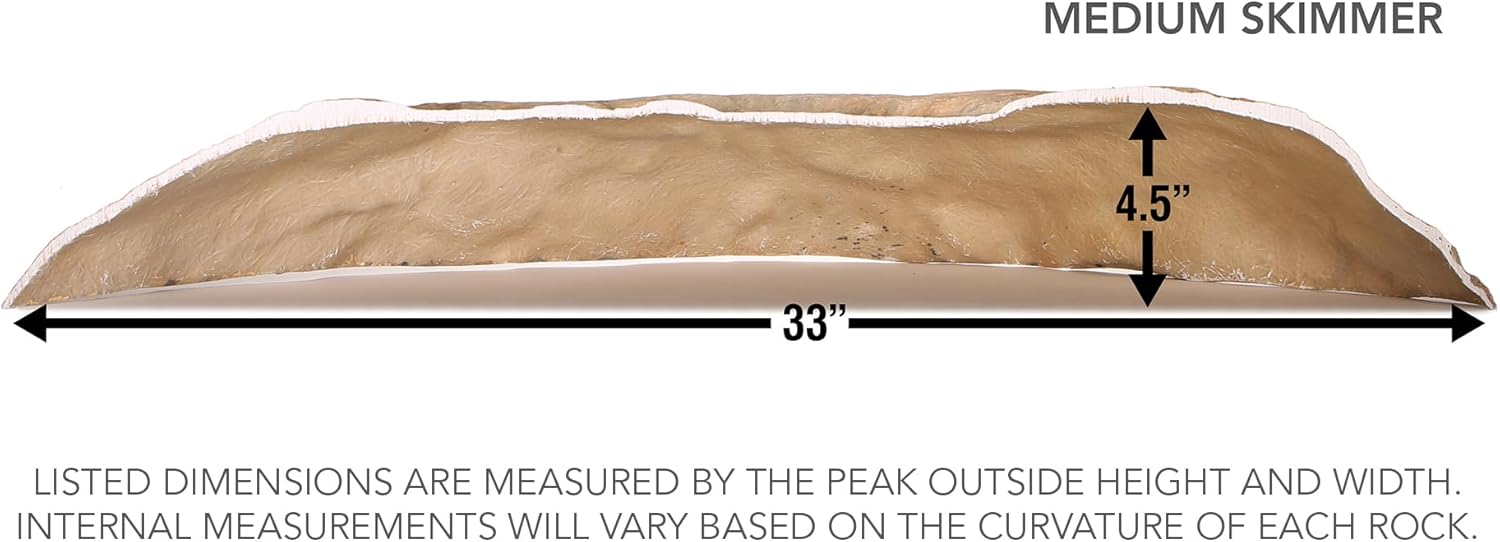 Outdoor Essentials Faux Skimmer Rock, Tan, Medium