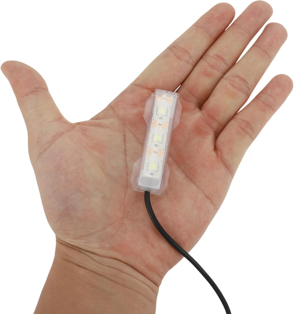 Mini Aquarium Lamp, USB Aquarium Light, LED Desktop Fish Tank Light, Small Decoration Aquarium Light, Aquarium Accessories, White Light