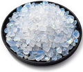 Polished Opal Crystal Chips 200 Pcs - 0.3" 10 oz Tumbled Stone Chips Crushed Sea Glass Stones Healing Reiki Crystal Making Home Decoration