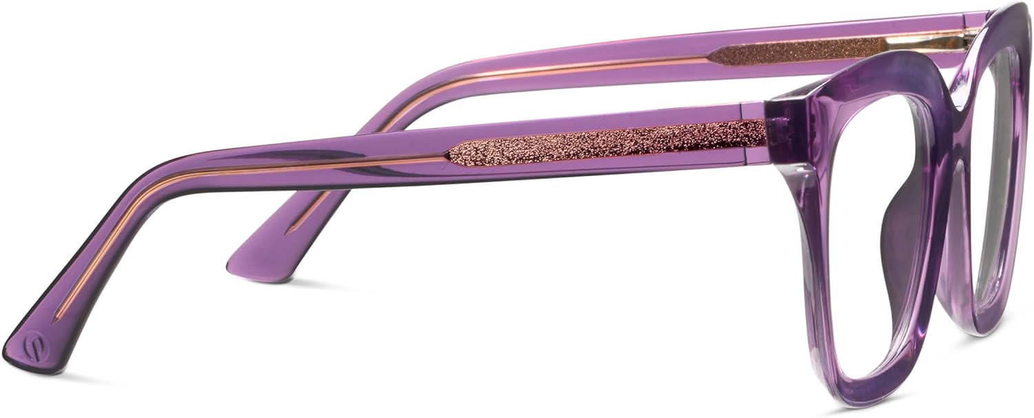 Peepers by PeeperSpecs Oprah's Favorite Things Women's Fanfare Square Blue Light Blocking Reading Glasses