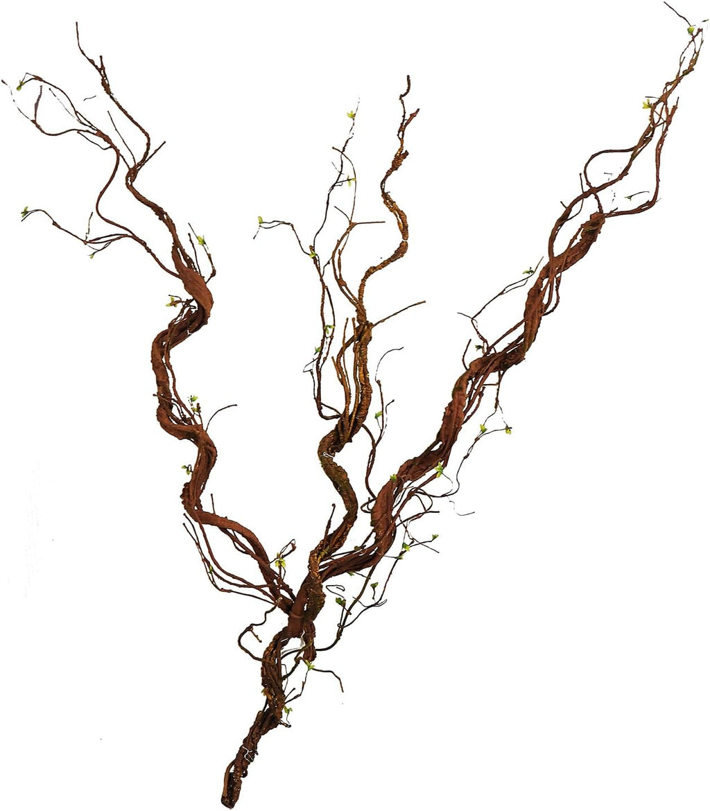 1Pcs 63in Wall Hanging Artificial Plants Tree Trunk Fake Cherry Tree Branches Rattan Liana Cane Vine for Wedding Outdoor Garden Home Living Room Christmas Decoration