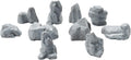 Warmtree 10 Pcs Diorama Rocks Fake Rock Miniature Stone Rock Statue for Diorama Supplies Micro Train Landscape Railway Sand Table Miniature Models Fairy Garden Accessories (Grey)