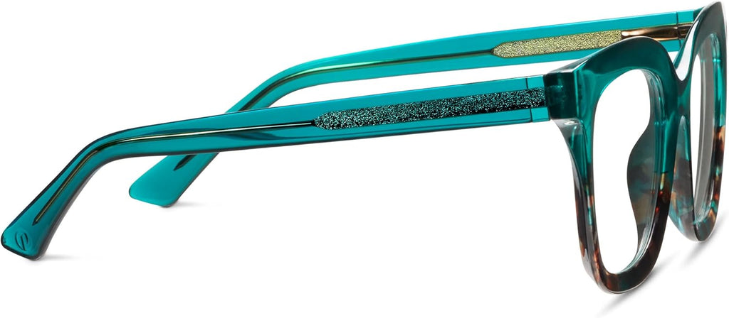 Peepers by PeeperSpecs Oprah's Favorite Things Women's Fanfare Square Blue Light Blocking Reading Glasses