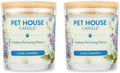 One Fur All Pet House Candle Plant-Based/Soy - Clean Burning Scented, Long Lasting Pet Odor Candle for Home - Lilac Garden
