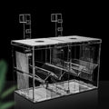 Aquarium Breeder Box, Acrylic Aquarium Breeder Box, Isolation Hatchery Feeding Boxes for Small Fish Fry Hatchery