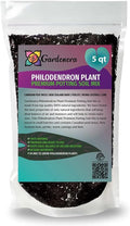 Premium Philodendron Potting Soil by Gardenera - Unlock The Full Potential of Your Plants - 5 QUARTS
