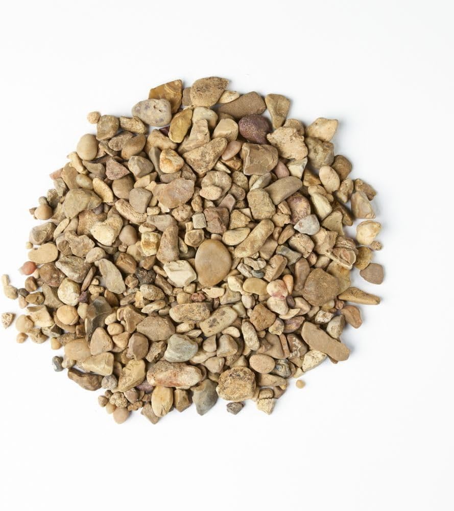 32 oz Jug Multicolor Cream Medium River Rock, 1½-3 inch size, for indoor outdoor decor, vase filler, candles, art, crafts, aquariums, fairy garden, planters, tablescapes, terrariums