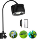 16W Full Spectrum Aquarium Light, 4 Channels Remote Control，Adjustable Gooseneck Freshwater Super Bright Fish Tank Light for Planted Nano Freshwater Aquarium Tank