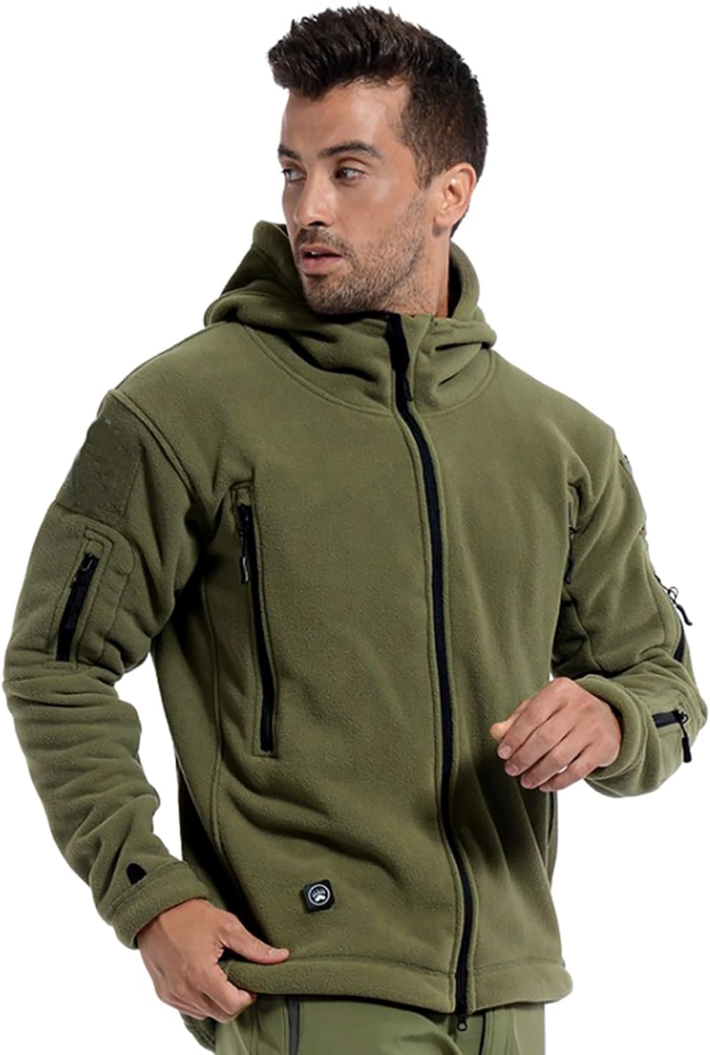 ReFire Gear Men's Warm Military Tactical Sport Fleece Hoodie Jacket