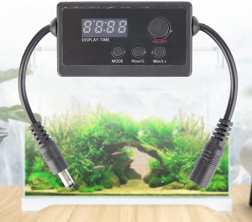 Aquarium Light Timer Led,Aquarium Light Timer Dimmer Led Controller Reef Fish Inline Timing for Hoods Pssopp ES Pro Led Intelligent Lighting Timing Dimming System Dimmer Modulator