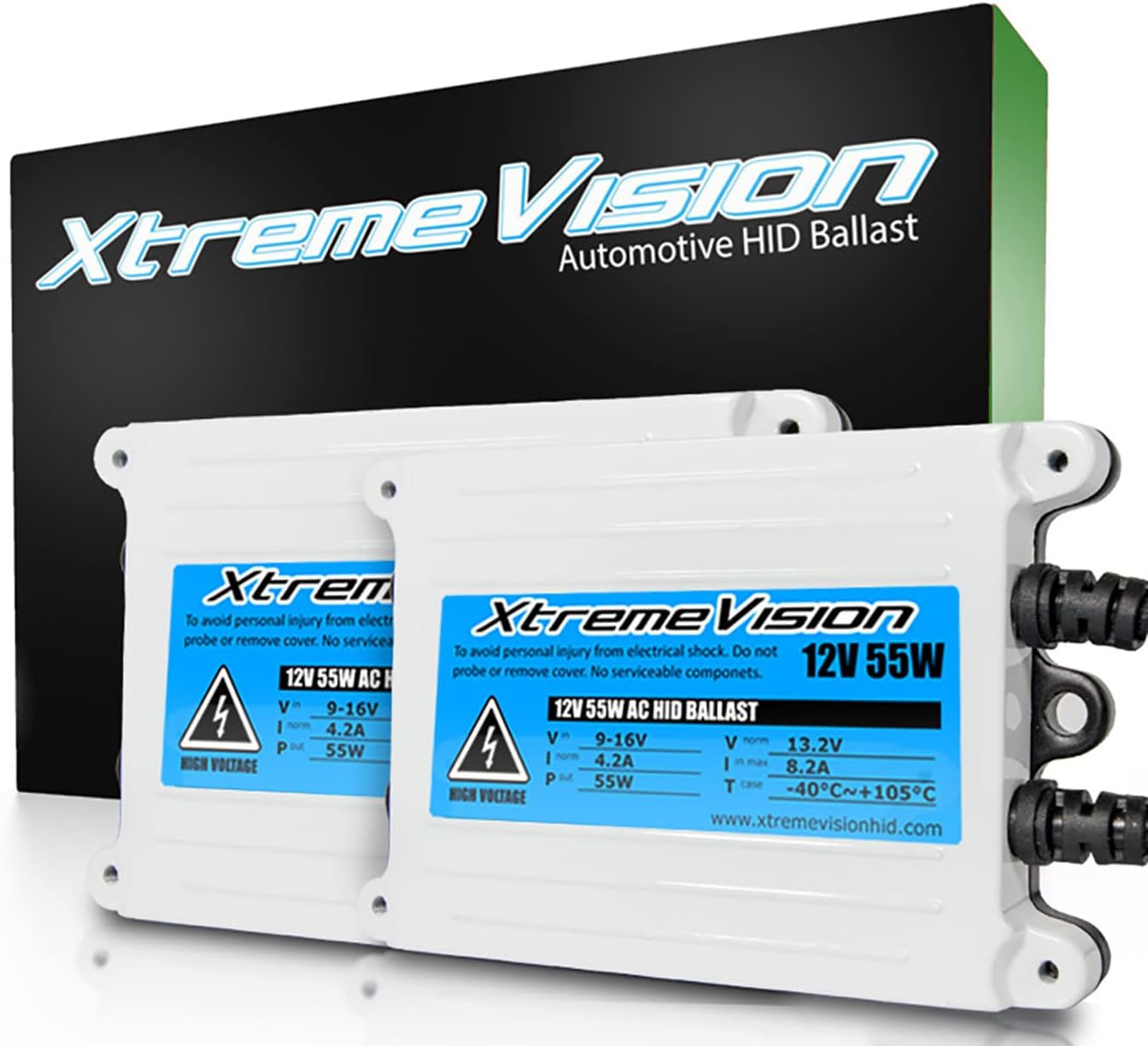 XtremeVision AC 55W HID Xenon Premium Slim Ballast (Pair - 2 PCS)