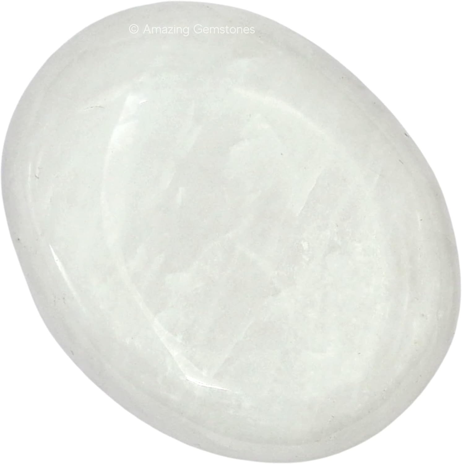 Amazing Gemstone Snow Quartz Crystals and Healing Stones - Large Palm Stone Crystals Piedra - Crystal for Good Luck, Balanced Positive Energy, Meditation - Unique Stocking Stuffers, Gifts for Women