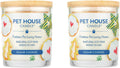 One Fur All Pet House Christmas Candles, Long Lasting, Clean Burning, Soy Wax Scented Candles for Pet Odor, Sugar Cookie, 2 Pack