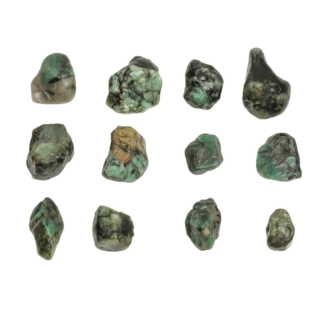 100 carats Raw Green Emerald Stone Lot, Rough Gemstone, Natural Crystals, Chakra Crystals, Healing Stones, Wholesale Pack, Jewelry Making Supply, Supply, (2 to 3pcs)