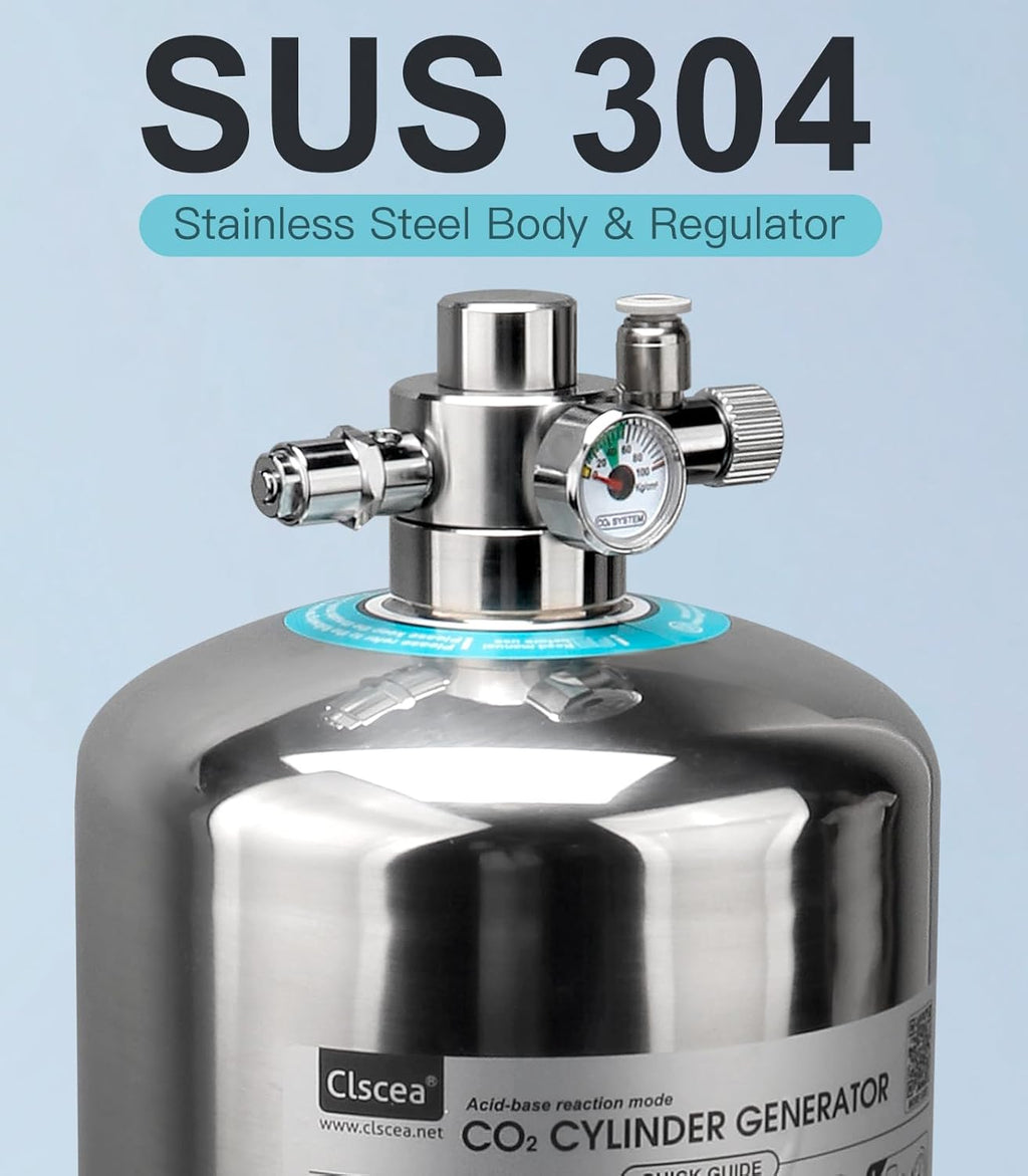 Aquarium CO2 Generator with Solenoid Valve for Aquarium Plants 5.5L G900S