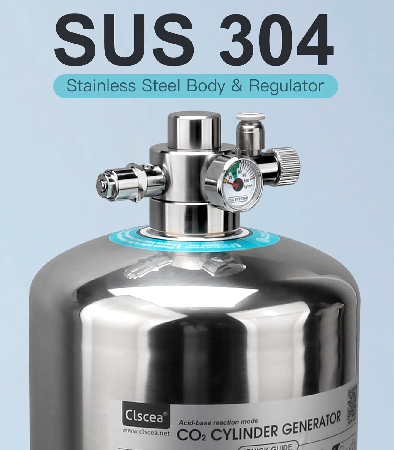Aquarium CO2 Generator with Solenoid Valve for Aquarium Plants 5.5L G900S