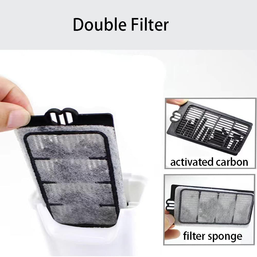 Aquarium Filter Cartridges Suit for 3.5W 280L/H Low-Water Fish Tank Filter Turtle Tank Reptiles Amphibians Frog Crab Cichlids Newt Filter Plate(Cartridges-8PCS)