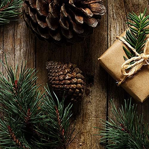 Alpurple 30 PCS Artificial Green Pine Needles Branches- Small Pine Twigs Stems Picks- Fake Greenery Pine Picks for Christmas Garland Wreath Embellishing and Home Holiday Garden Decoration