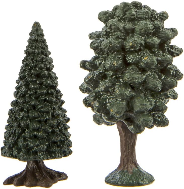 Safari Ltd. Trees TOOB - Figurines of Pine, Elm, Juniper, Monkey Puzzle, Topiary, Petticoat, Aspen, Two Maples - Educational Toy Figures For Boys, Girls & Kids Ages 3+
