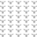 Ceramic White Coralline Coral frag Plugs Coral frag Base Round/Big Size Round/Hexagon (round24mm40pcs)