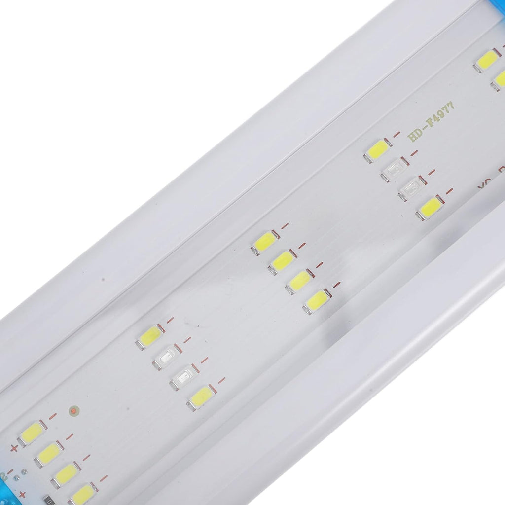 High Transmittance LED Aquarium Light Fish Tank Lamp with Blue White Light for Plant Development Energy-efficient Aquarium Accessory with US Plug for Tanks