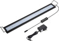 hygger 16W Full Spectrum Aquarium Light with Aluminum Alloy Shell Extendable Brackets, White Blue Red LEDs, External Controller, for Freshwater Fish Tank (24-30 inch)