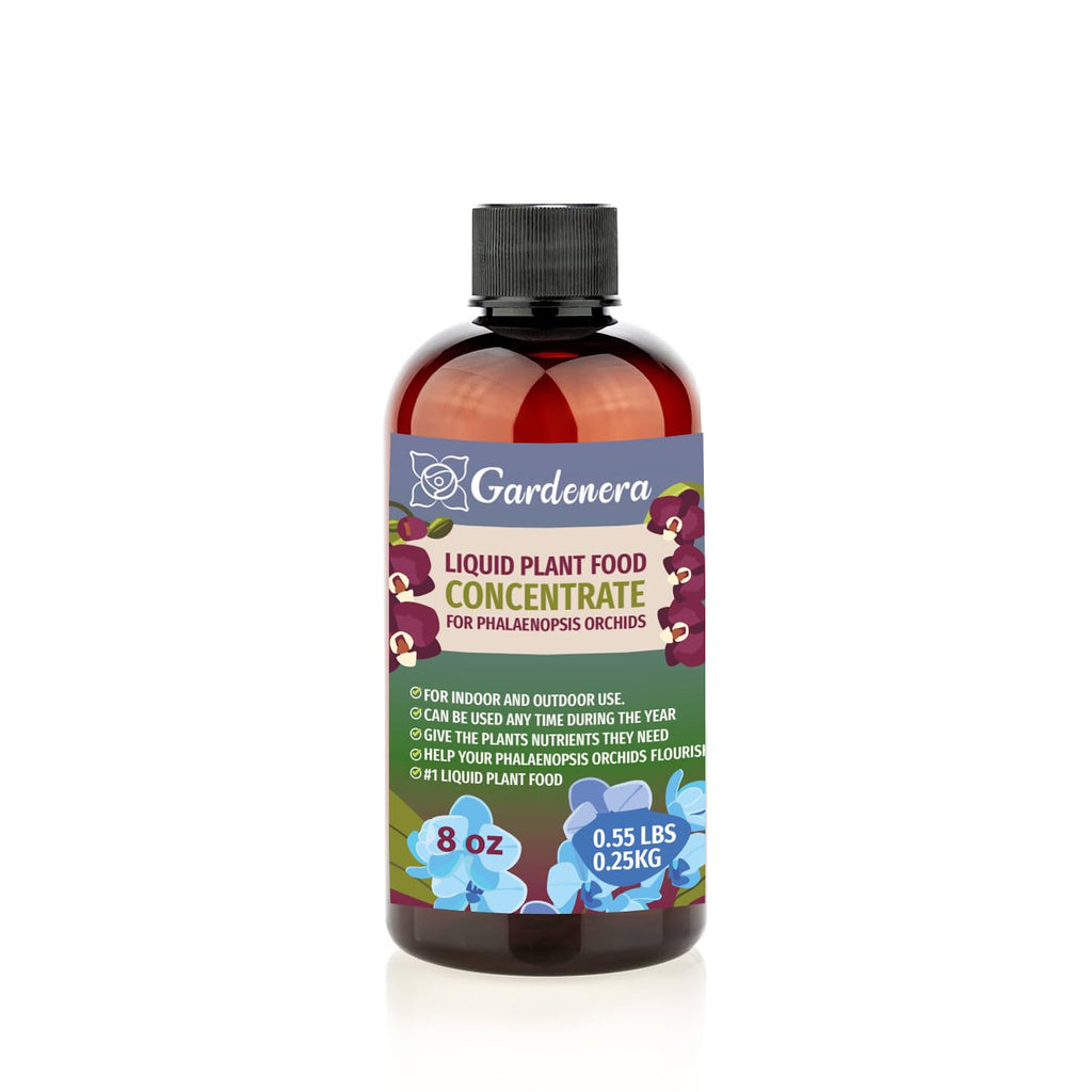 Gardenera Plant Growth Superfood for PHALAENOPSIS with 18 Essential Vitamins & Minerals - Organic Plant Food Fertilizer - Micro-Fungi and Bio-Organisms for ORCHID Plant Care & Growth Enhancement - 8oz