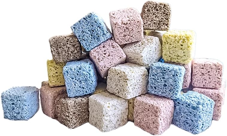 Aquarium Biological Filter Media 1‘’x1‘’ Bio Squares for Fish Tank Filter (Biological Block 500g) (Biological Square Block)