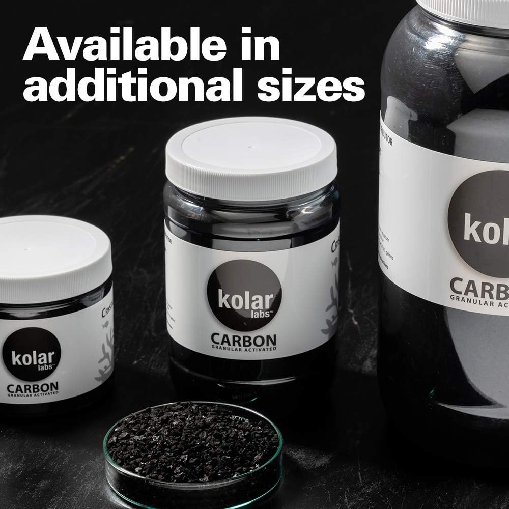 Kolar Labs Crystal Cal Activated Carbon – 1 Gallon, Activated Charcoal for Aquariums and Fish Tanks