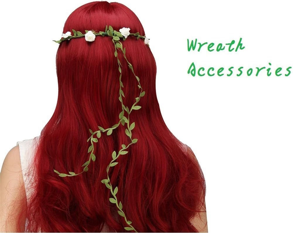 66 ft Leaf Ribbon, Artificial Eucalyptus Garland Rattan Leaf String, Decorative Jungle Wild Plant Green, Suitable for Baby Shower Home Wedding Party Balloon Garland Wreaths DIY Christmas Craft