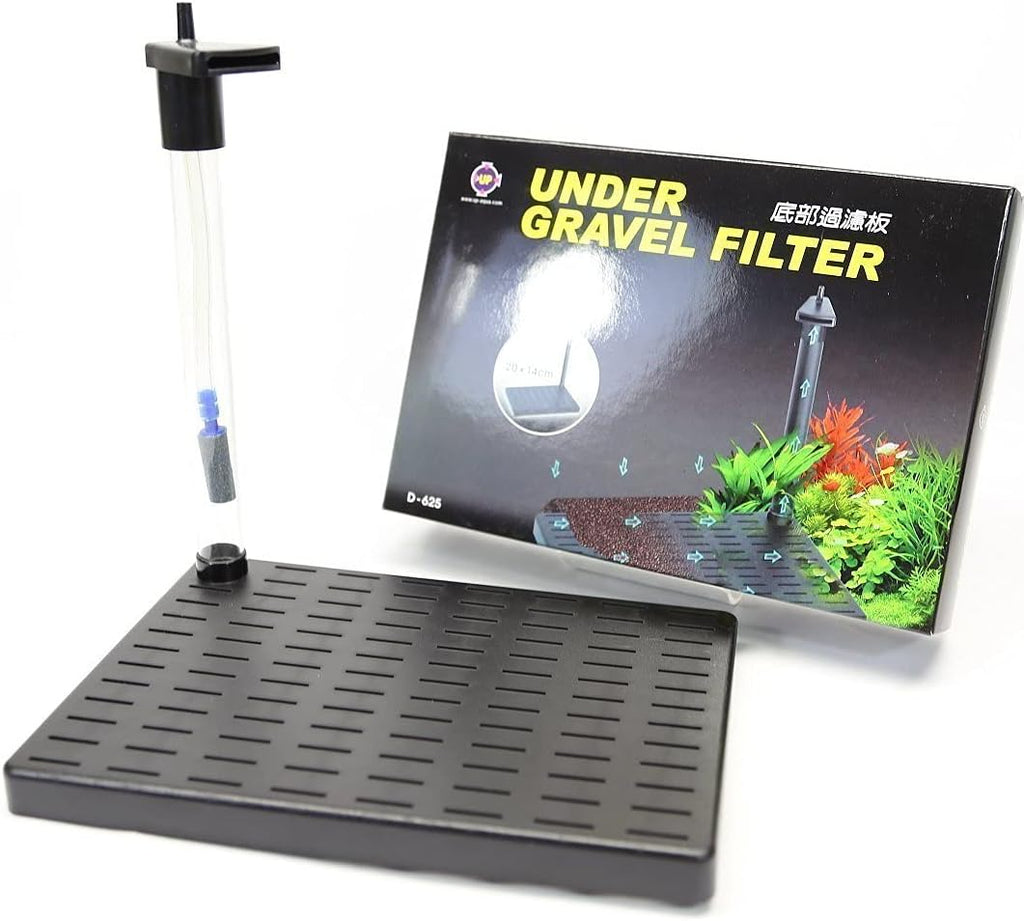 CORISRX Under Gravel Filter 7.8"x5.5" Undergravel Filteration for Fish Tank Air Pump