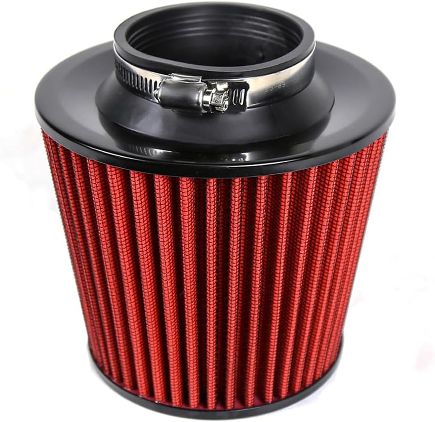 Kyostar Universal RED 3 Inch 76mm Air Intake Cone Filter Replacement Quality Dry Air Filter