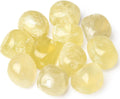 DUQGUHO Citrine Crystals Bulk Natural Irregular Polished Stones Tumbled Crystals Gemstone Rocks for Beginners Gift 200g