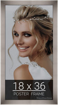 wallsthatspeak 18x36 Stainless Picture Frame for Puzzles Posters Photos or Artwork
