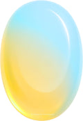 Amazing Gemstone Opalite Crystals and Healing Stones - Large Palm Stone Crystals Piedra - Crystal for Good Luck, Balanced Positive Energy, Meditation - Unique Stocking Stuffers Gifts for Women, Men