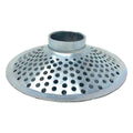 Gloxco 3" Skimmer Suction Strainer, Top Hole, Zinc Plated Steel (STR-SKTH300)