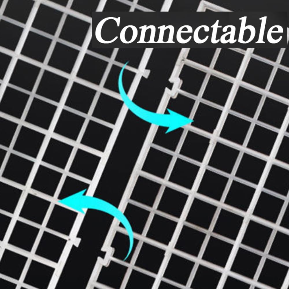 Aquarium Divider, Plastic Egg Crate Divider, Fish Tank Filter Bottom Tray Grid, Isolation Board Partition Net Pane Separator