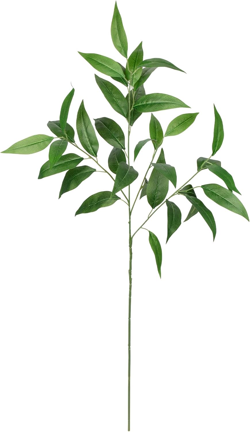 Briful Eucalyptus Stems 39.5 '' Tall, Artificial Branches for Vase Round Year Faux Greenery Stems Realistic Green Eucalyptus Leaf Plant Sprays for Home Decor Indoor Party Wedding, Set of 3