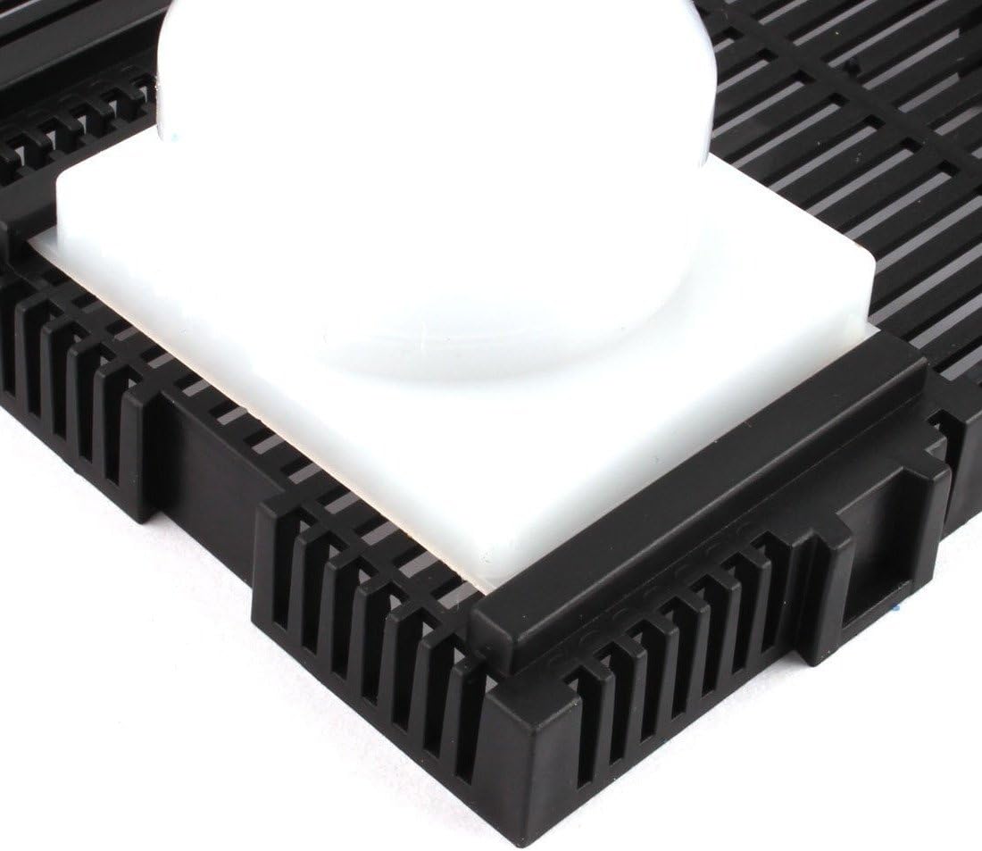 XMHF Aquarium Fish Tank Undergravel Filter Board Air Tube 32pcs Black