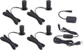 5V Dimmable LED Mini Spot Light with 6.6ft Cable, Jewelry/Indoor Picture/Art/Model Display Lights, USB Powered Spotlight for Jewelry Cabinets, Entryways, Tables Shelves (Positive White 6000K, 4 Pack)