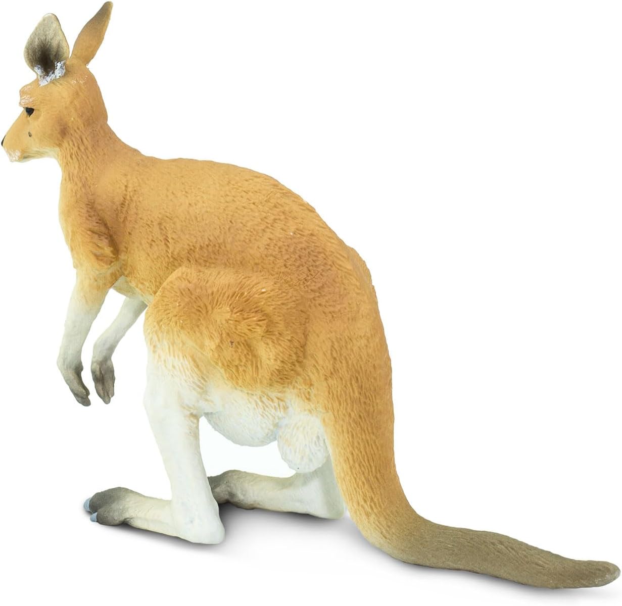 Safari Ltd. Kangaroo with Joey - Hand-Painted, Lifelike 4.75" Model Figure - Educational Toy for Boys, Girls & Kids Ages 3+