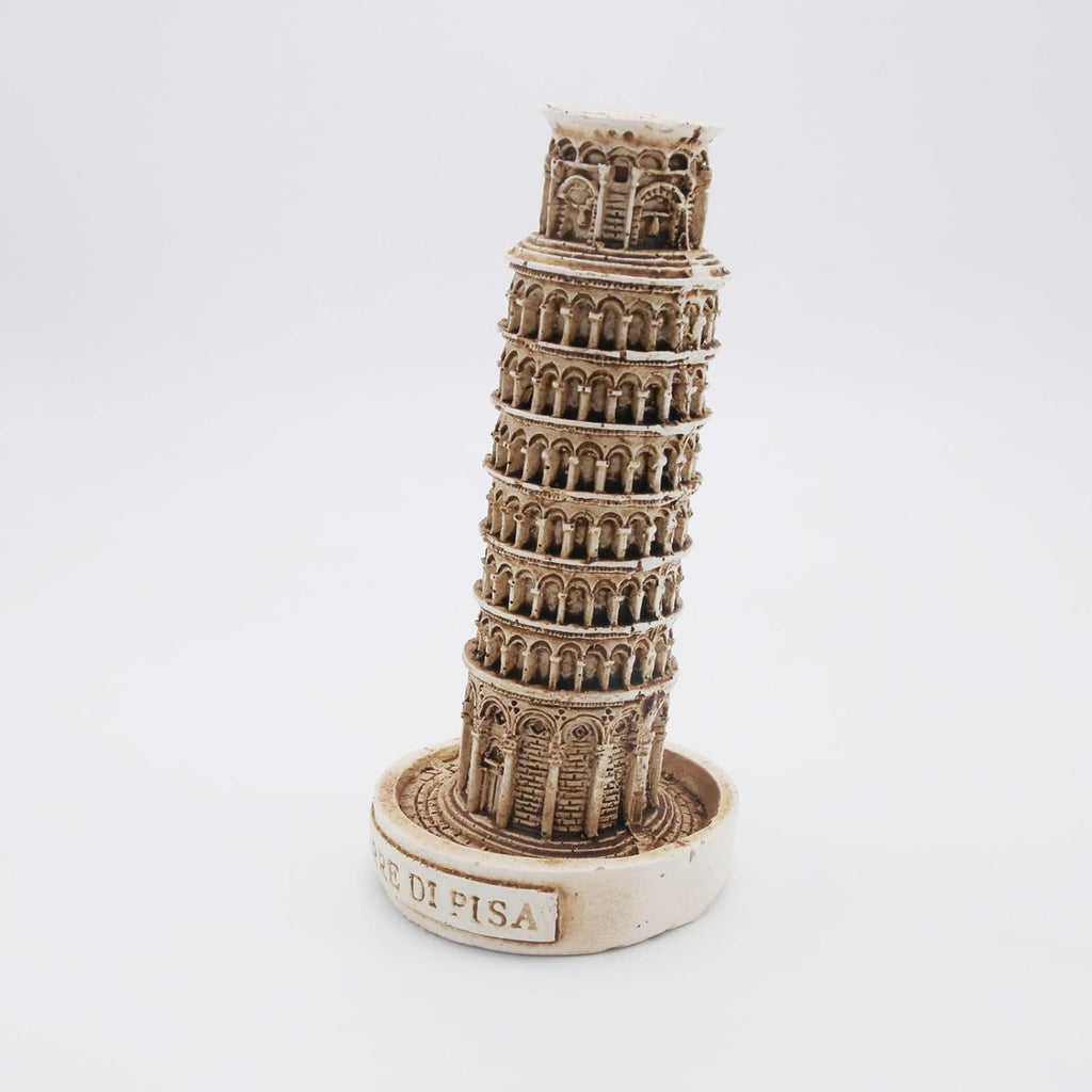Leaning Tower of Pisa Fish Tank Decorations Reptile Turtle Lizard Spider Tanks Terrarium Building Construction Décor Ornament Pet