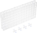 uxcell 2Pcs Aquarium Fish Tank Divider, 12x6 Inch Plastic Egg Crate Light Diffuser Grid Filter Bottom Partition Separator with Sucker Clips and Suction Cups for Aquarium, Clear