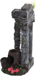 Aquarium Decoration Roman Columns, Simulation Resin Vintage Ruins Roman Column Fish Hideout Landscape Ornament
