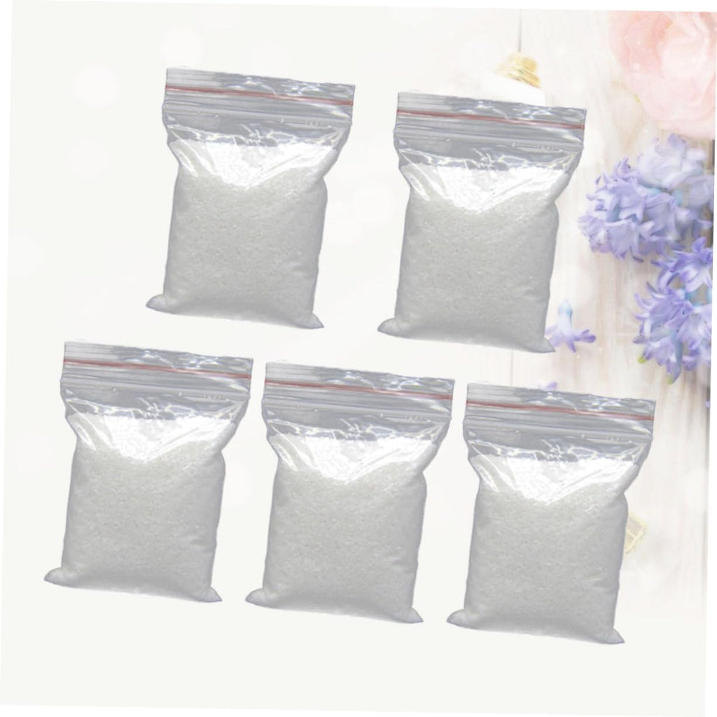 5packs White Sand for Aquariums Home Garden Decor Versatile Decoration for Fish Tanks Vases Terrariums Creates Natural Environment Elegant Sparkle