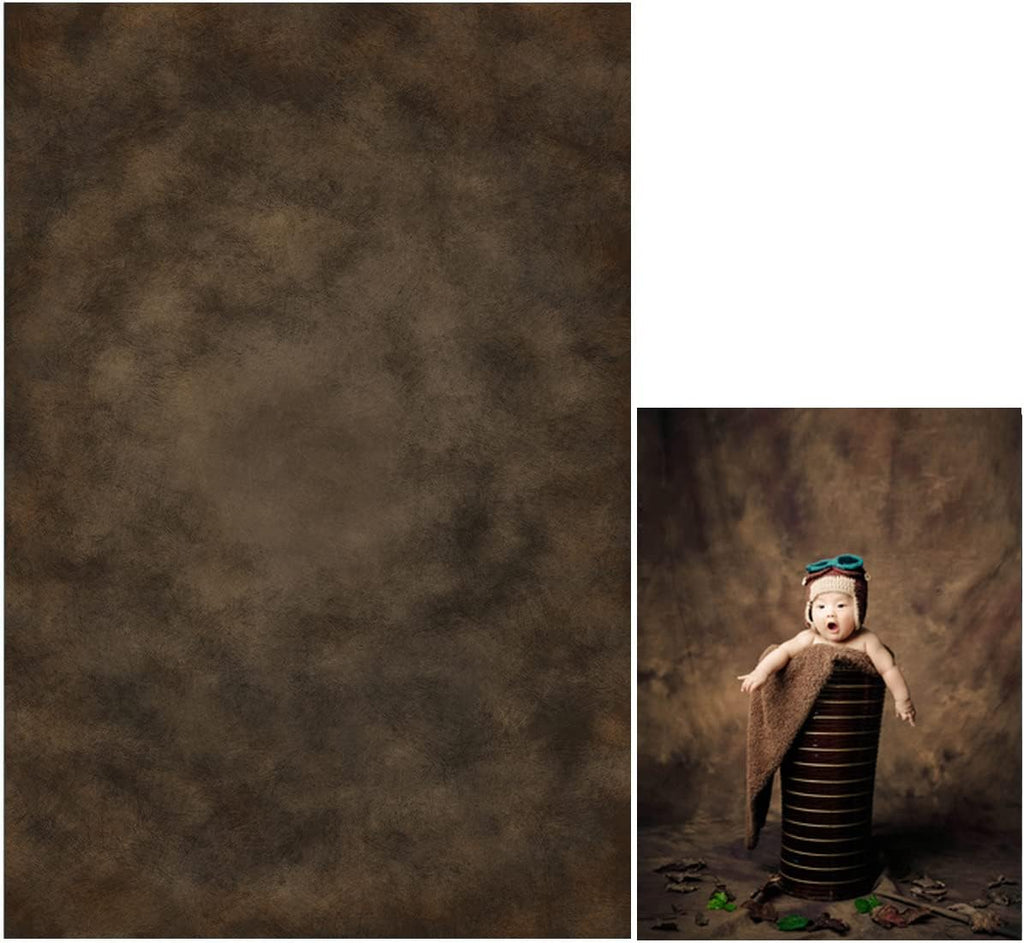 5x7ft Dark Brown Mottled Texture Photography Backdrop for Portrait Photo Studio Prop Abstract Background for Photographyer